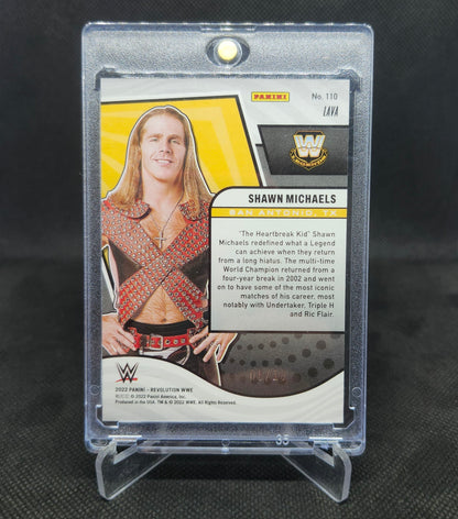 Shawn Michaels 2022 Panini Revolution WWE Lava 8/10 #110 SSP