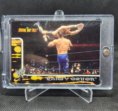 RANDY ORTON WWE FLEER ROYAL RUMBLE #14 ROOKIE CARD RC