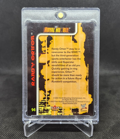 RANDY ORTON WWE FLEER ROYAL RUMBLE #14 ROOKIE CARD RC