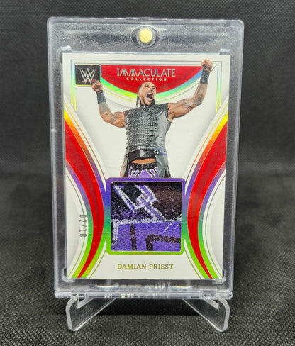 Damian Priest 2023 Panini Immaculate WWE  Remarkable Memorabilia 02/10 #RM-DPR