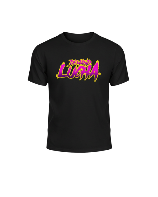 Demand Lucha Lettering T-Shirt