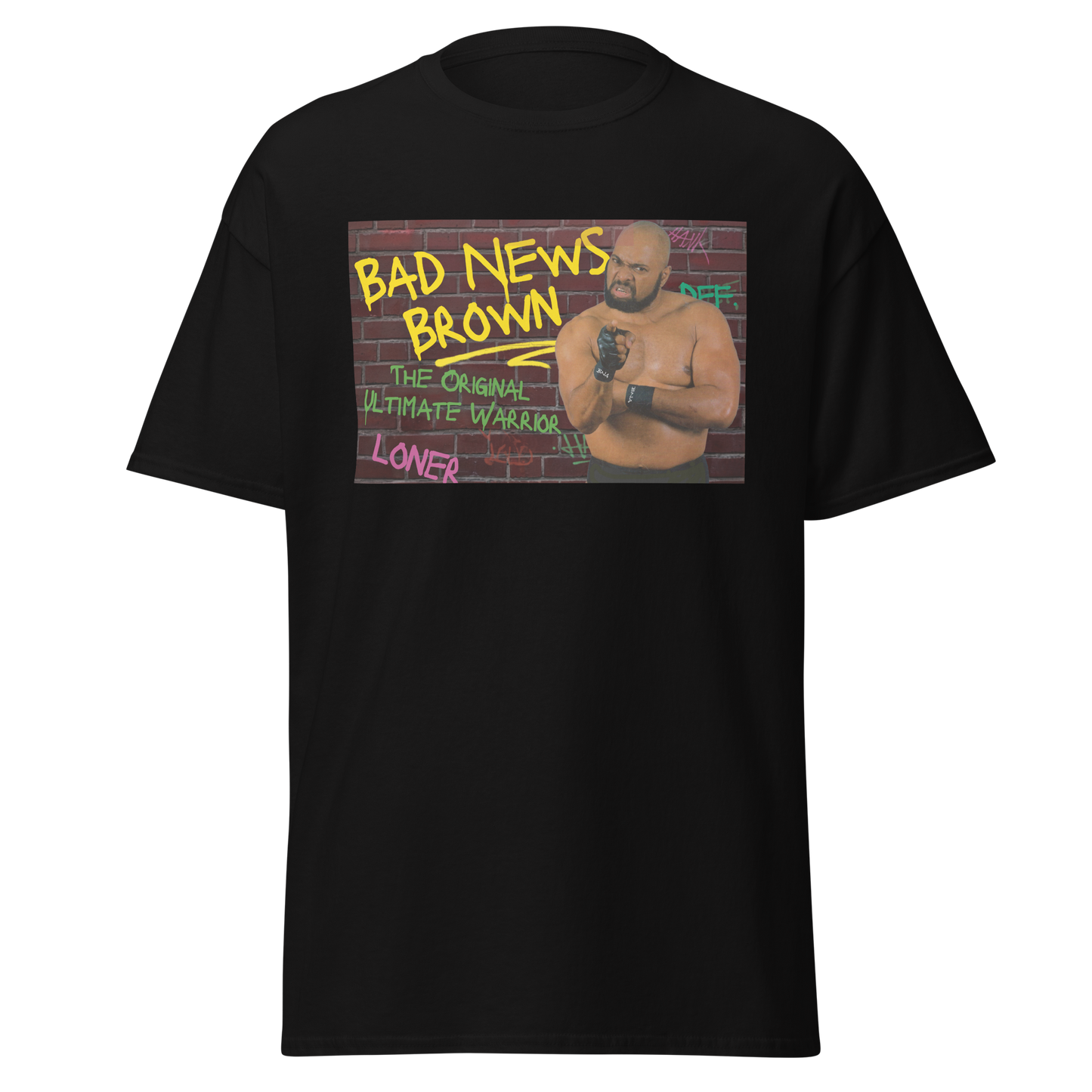 Bad News Brown: Official "The Original Ultimate Warrior" Tee