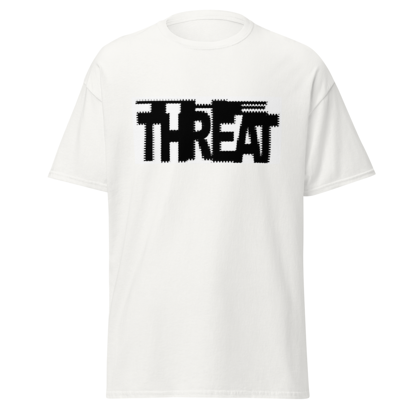 The Threat Vintage Men's T-Shirt Black Print