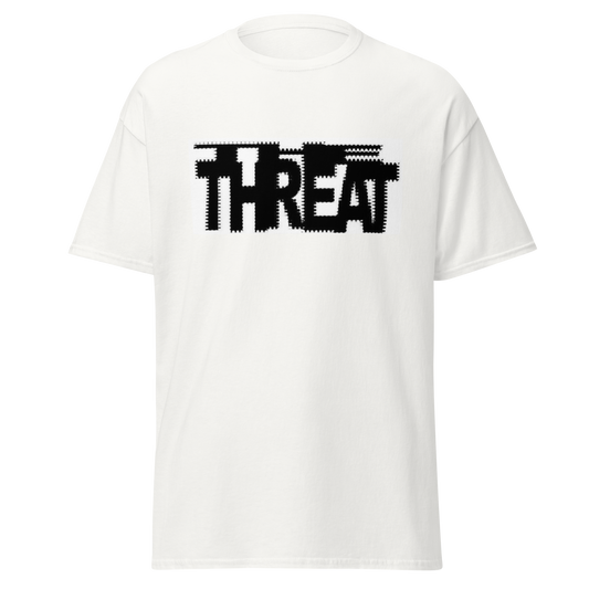 The Threat Vintage Men's T-Shirt Black Print