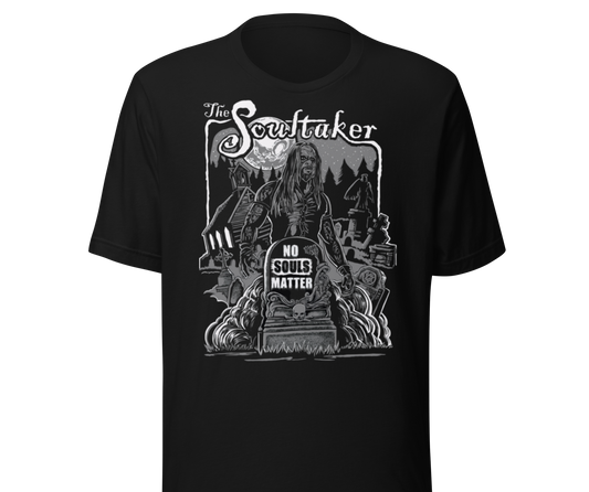 The Soultaker Dual-Sided Men's T-Shirt (Cemetery / No Souls Matter)