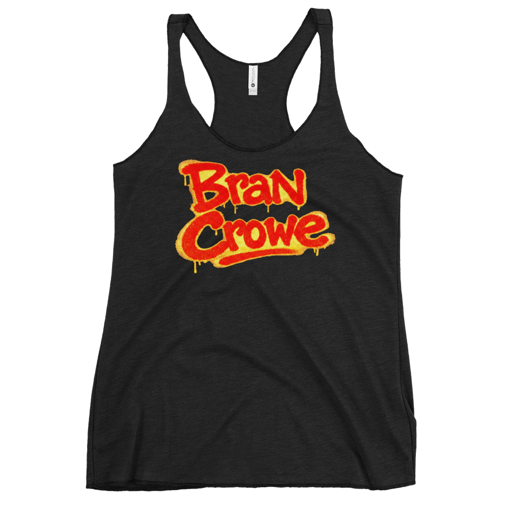 Bran Crowe: Ladies' Triblend Racerback Tank